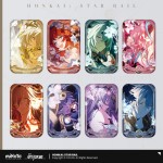 miHoYo HSR Amphoreus' Saga of Heroes Series Shiny Ticket Tinplate Badge Collectible Accessories